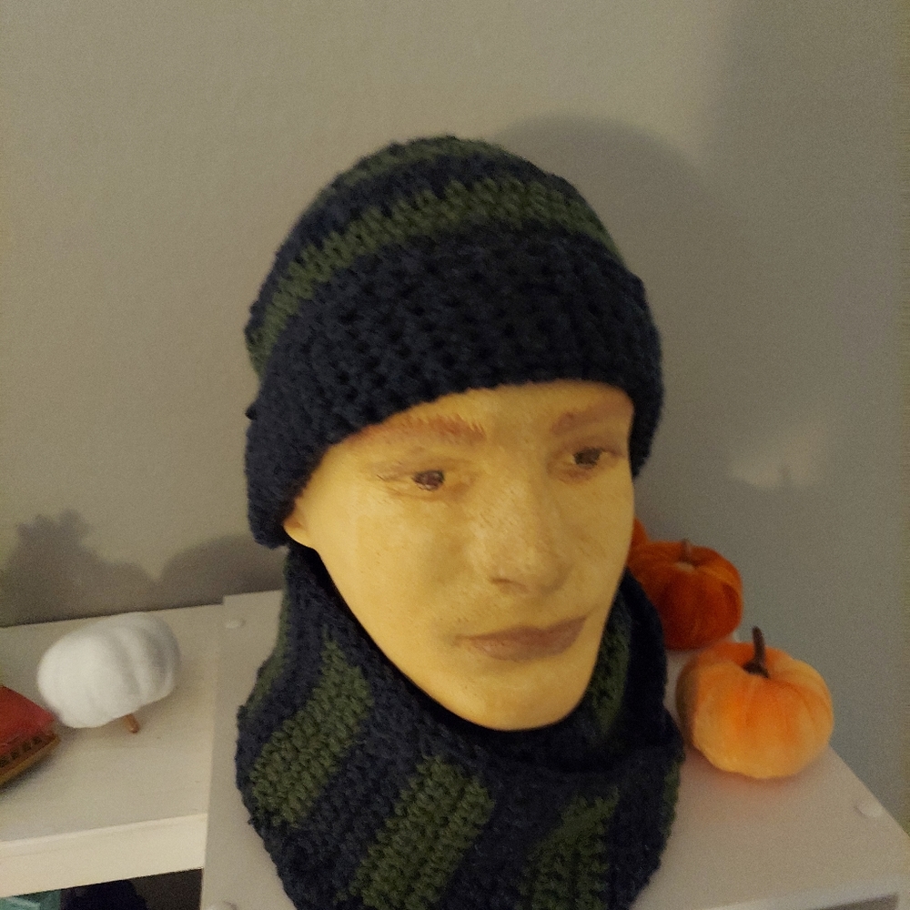 CROCHET HAT & SCARF SET!